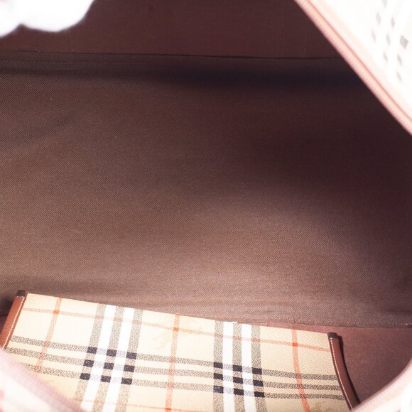 Authentic Burberry Signature Check Boston Holdall Duffle Bag - Picture 7 of 13